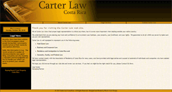Desktop Screenshot of carterlaw.co.cr